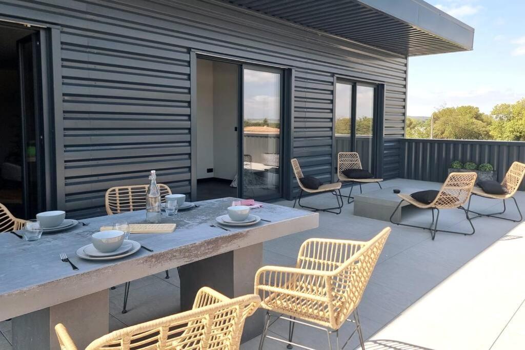 Saint Remy De Provence Roof Top Avec Jacuzzi Exterior foto